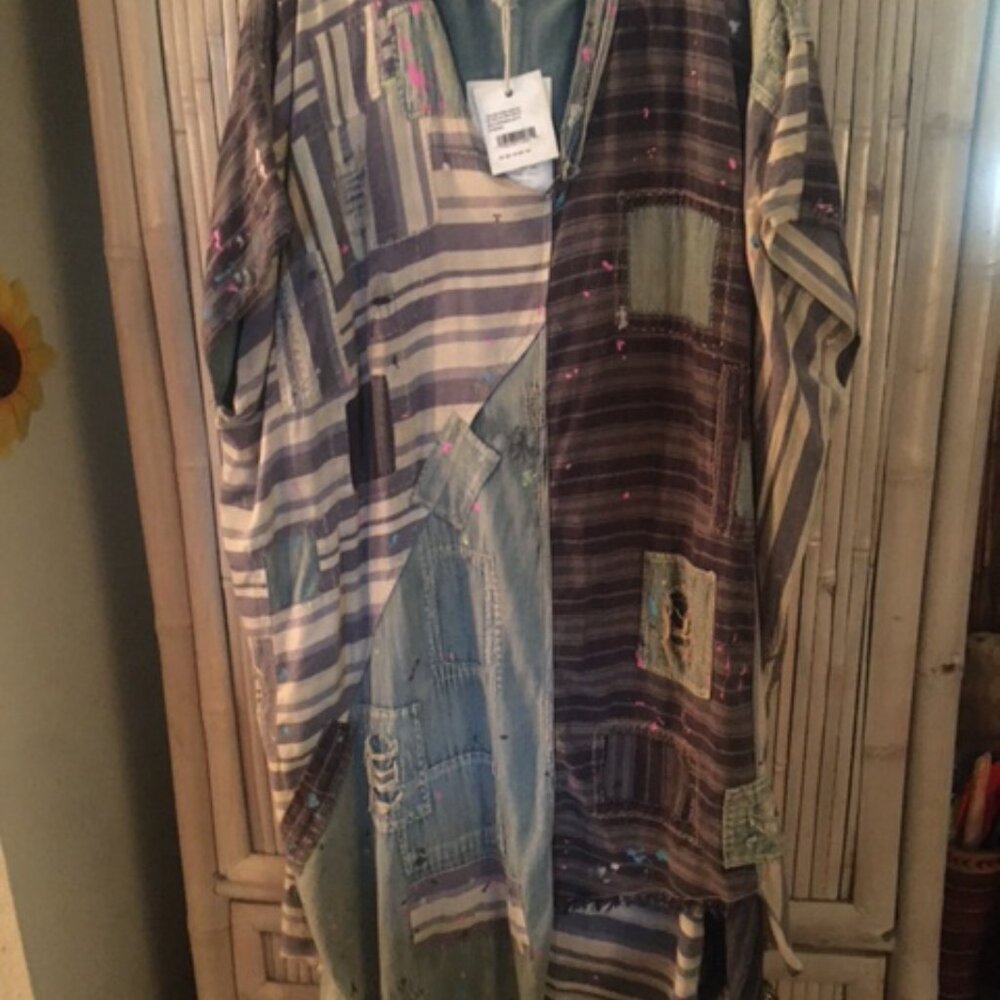 MAGNOLIA PEARL COTTON YARN DYED COVERUP - Picture 13 of 13